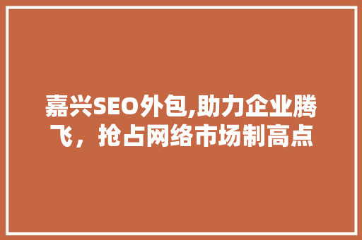 嘉兴SEO外包,助力企业腾飞，抢占网络市场制高点