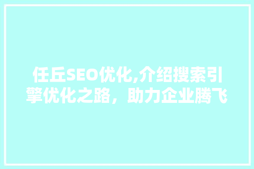 任丘SEO优化,介绍搜索引擎优化之路，助力企业腾飞
