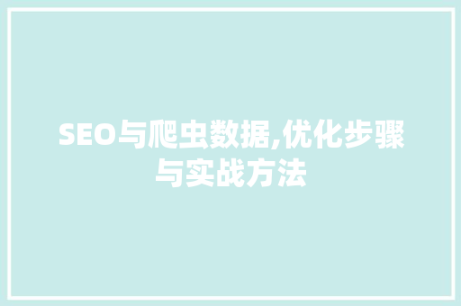 SEO与爬虫数据,优化步骤与实战方法