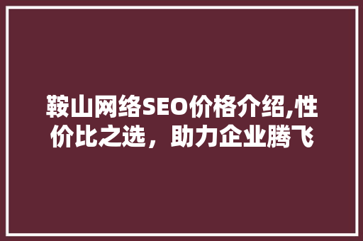 鞍山网络SEO价格介绍,性价比之选，助力企业腾飞
