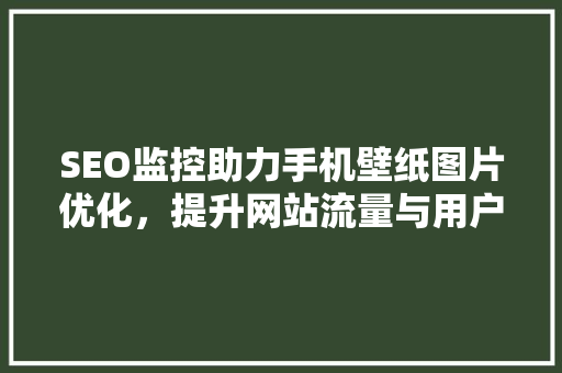 SEO监控助力手机壁纸图片优化，提升网站流量与用户粘