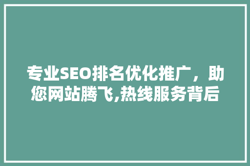 专业SEO排名优化推广，助您网站腾飞,热线服务背后的秘密
