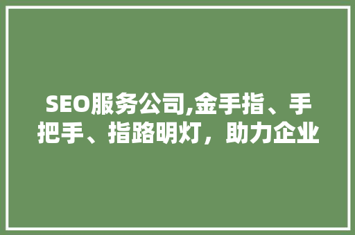 SEO服务公司,金手指、手把手、指路明灯，助力企业互联网营销腾飞