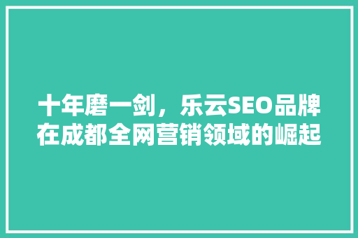 十年磨一剑，乐云SEO品牌在成都全网营销领域的崛起与辉煌