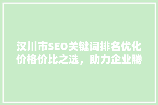 汉川市SEO关键词排名优化价格价比之选，助力企业腾飞